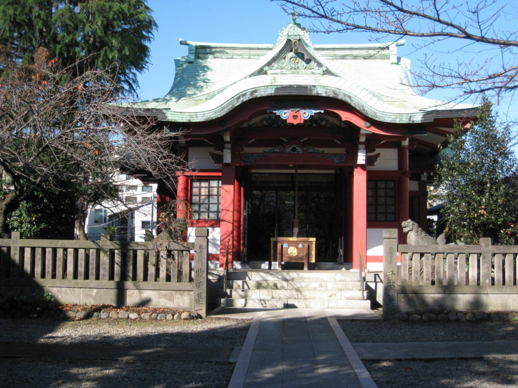 筑土八幡神社 拝殿