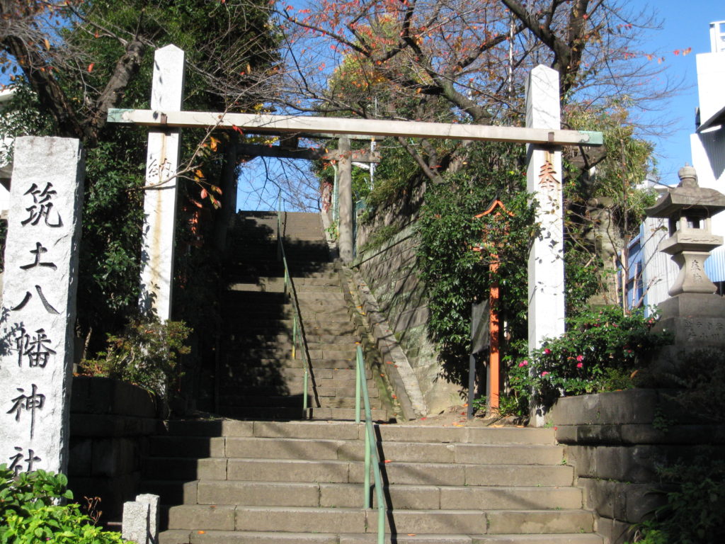 筑土八幡神社 鳥居