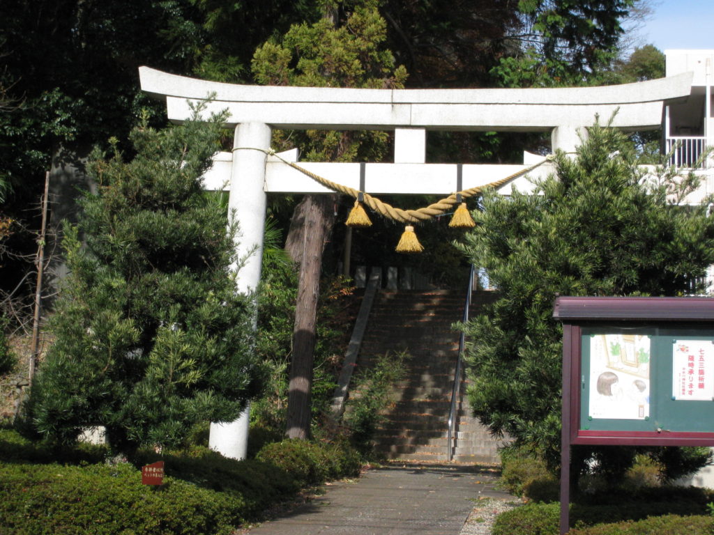 中氷川神社 鳥居