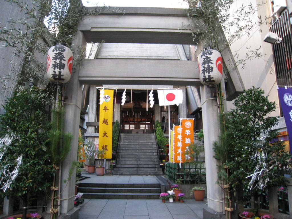 烏森神社 拝殿