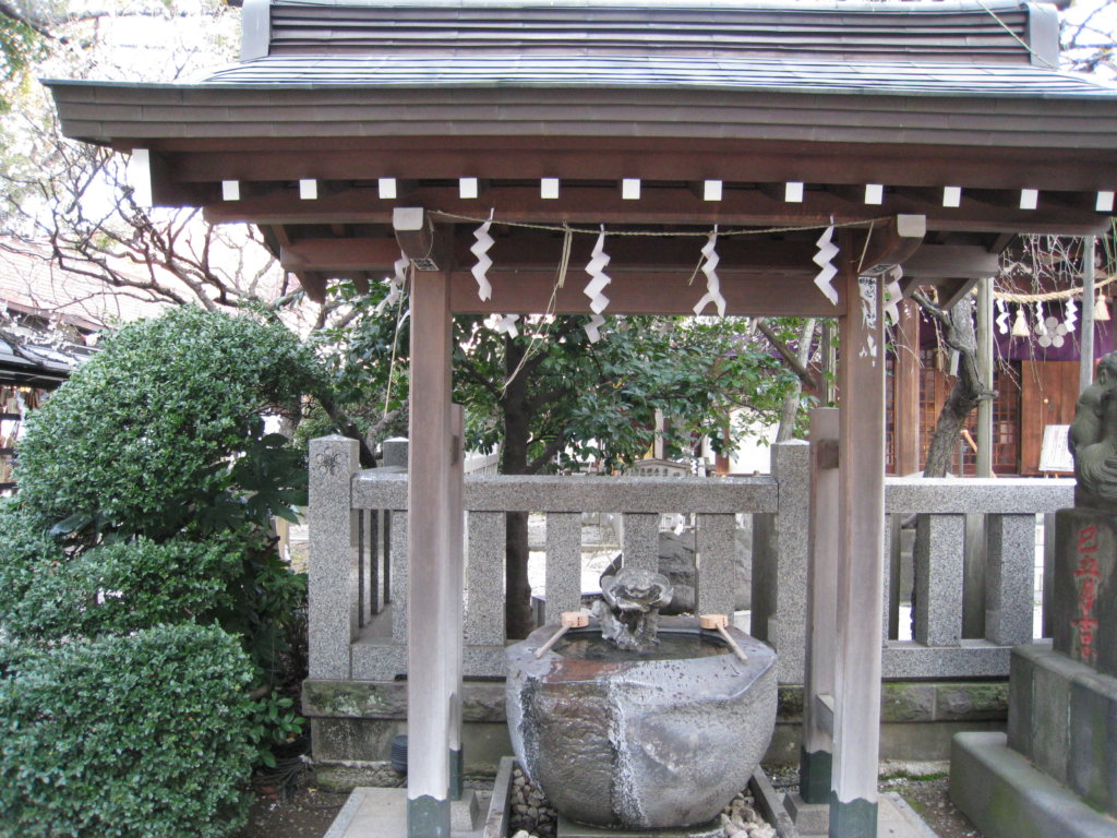 北野神社 手水舎