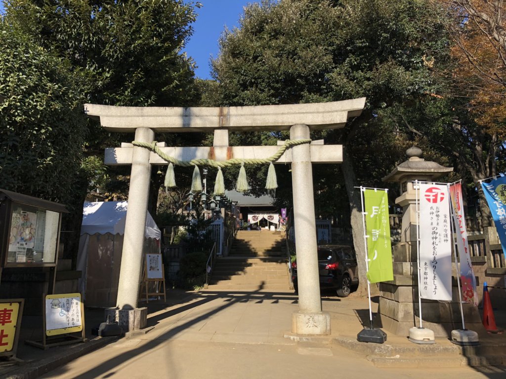 太子堂八幡神社 鳥居