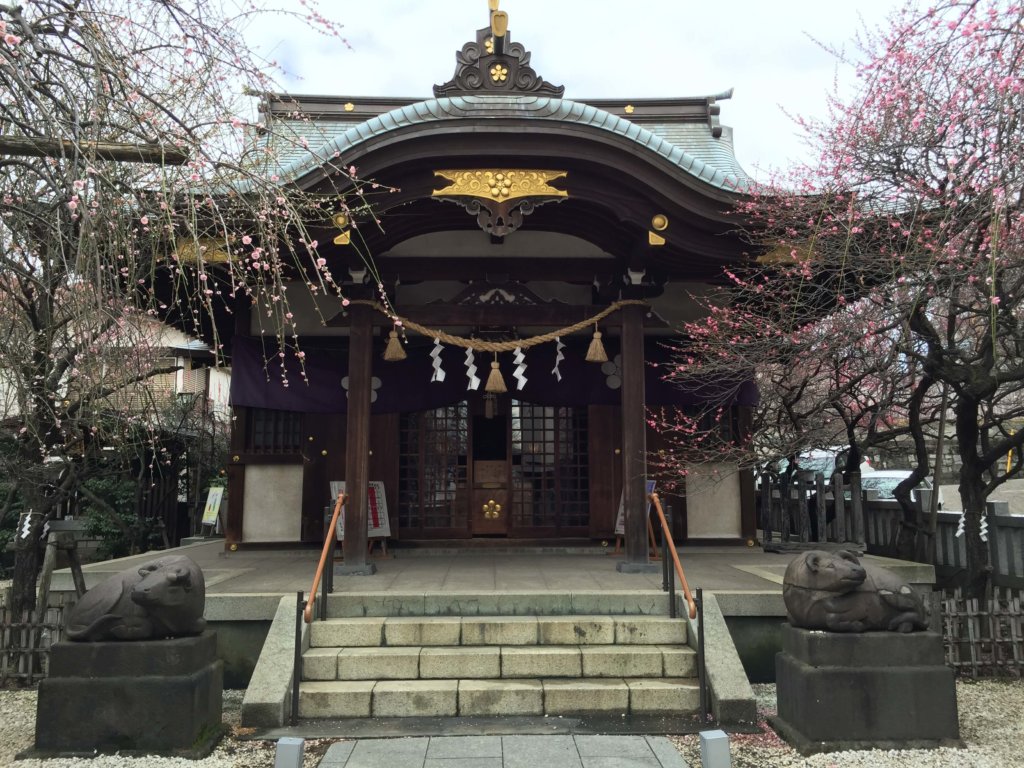 牛天神 北野神社 拝殿