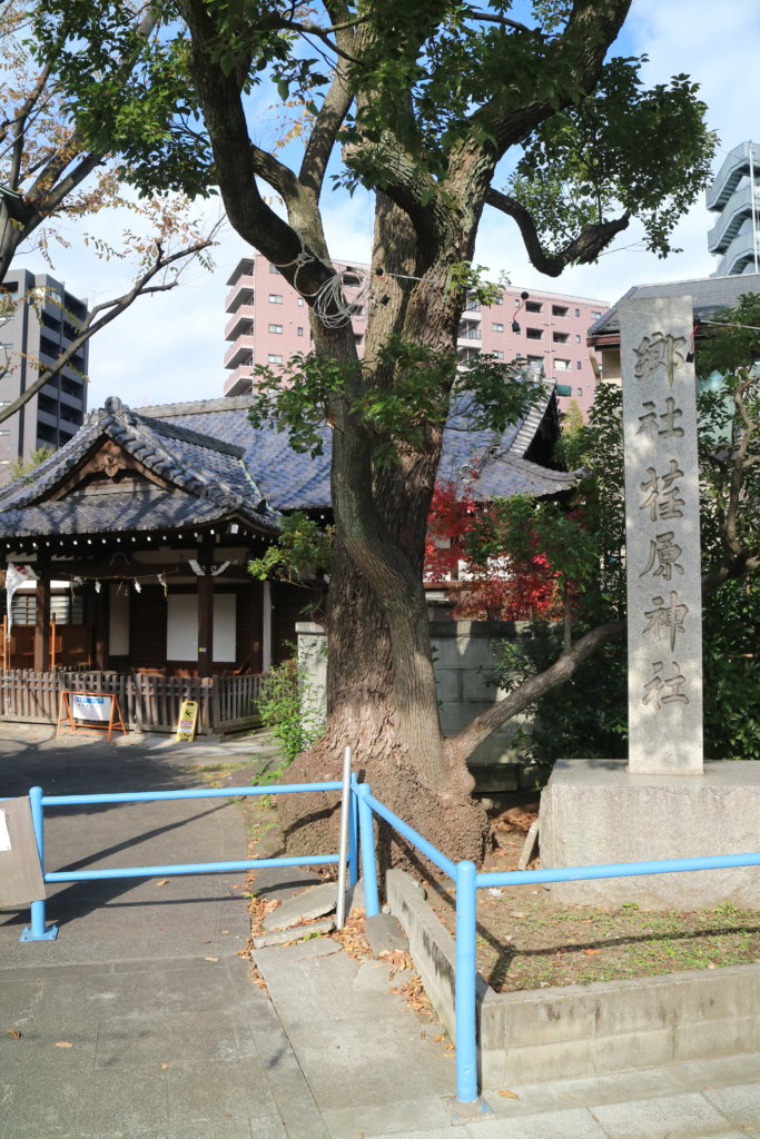 荏原神社 社号碑