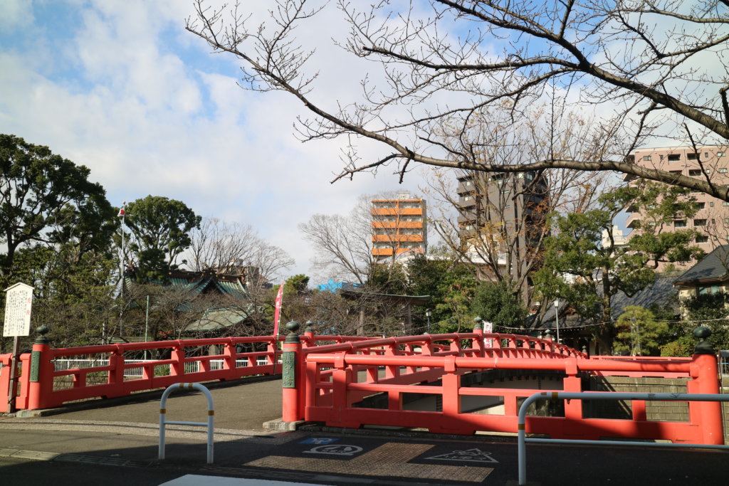 荏原神社 鎮守橋