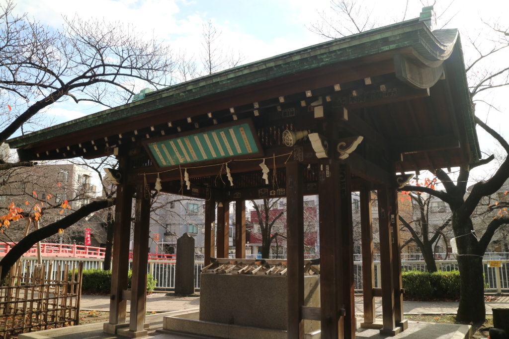 荏原神社 手水舎