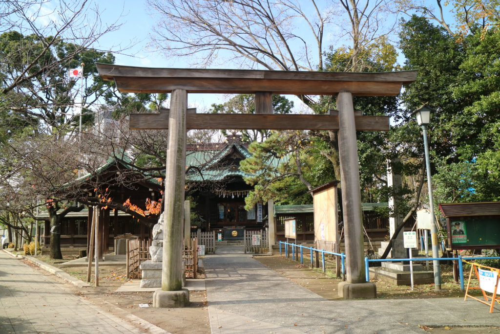 荏原神社 鳥居