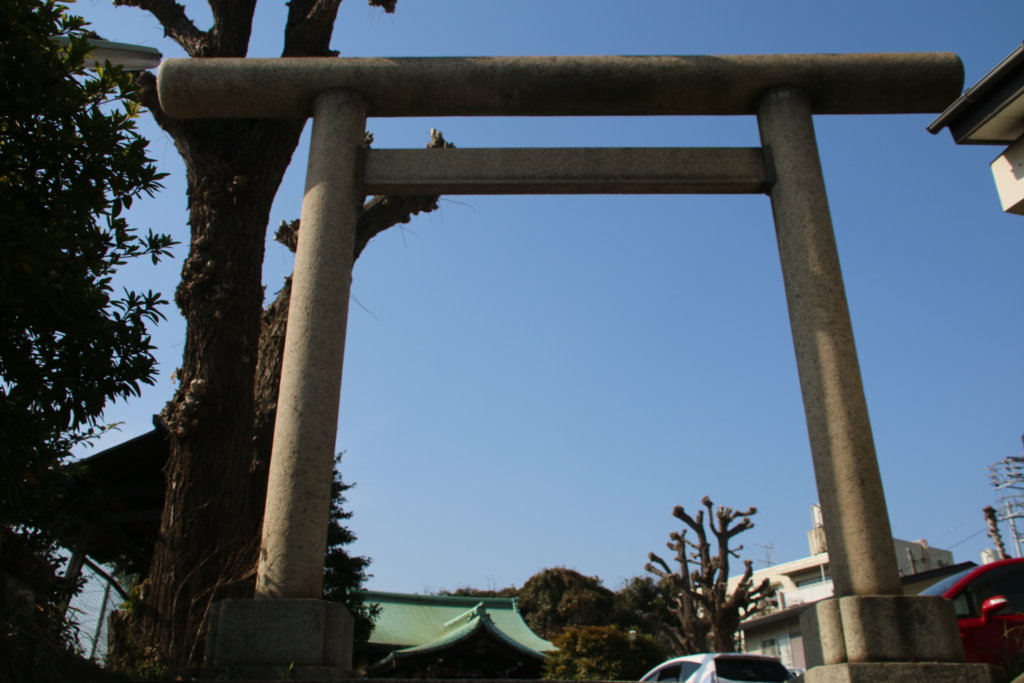 小日向神社 鳥居