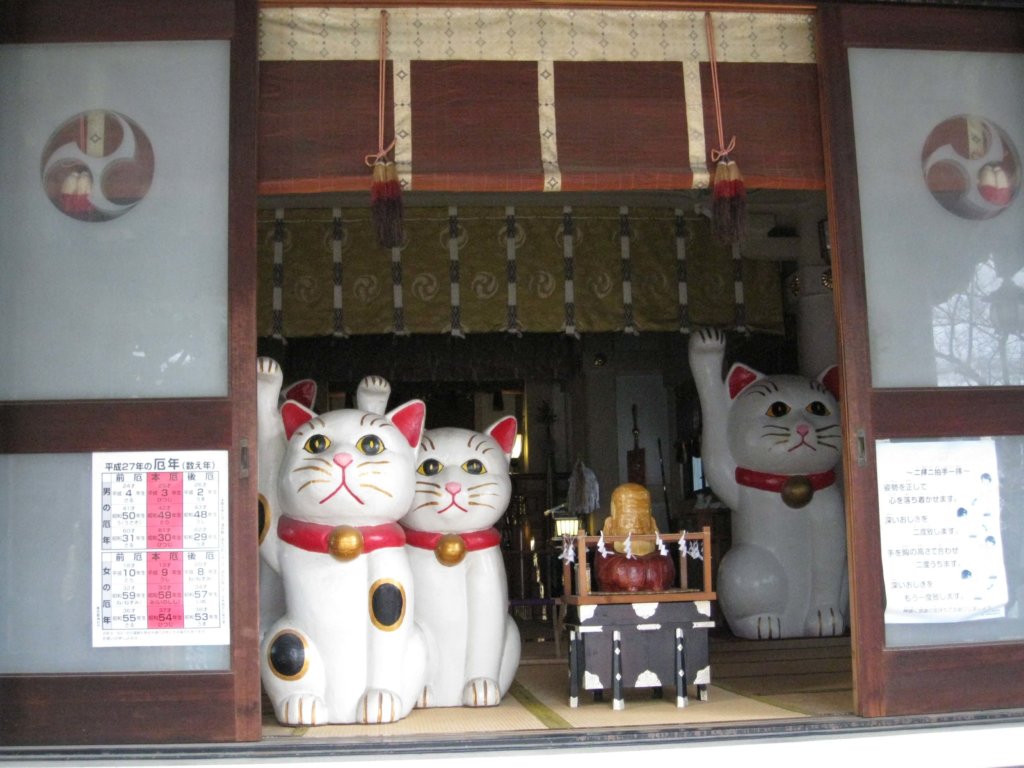 今戸神社 招き猫・福禄寿