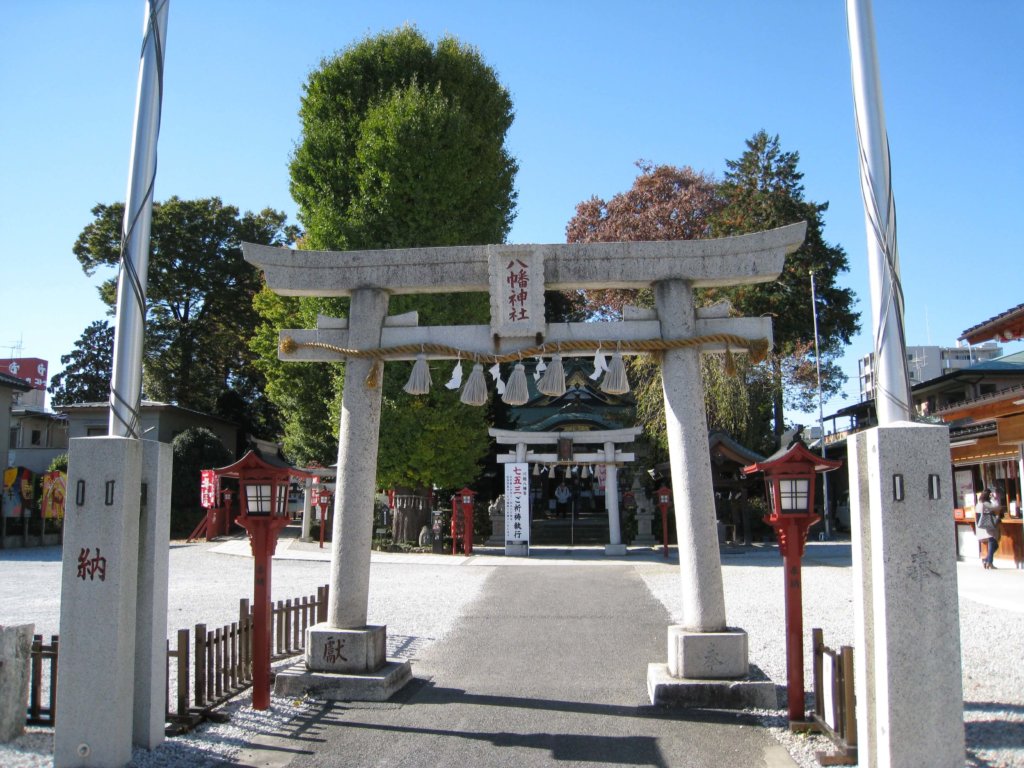 川越八幡神社 鳥居