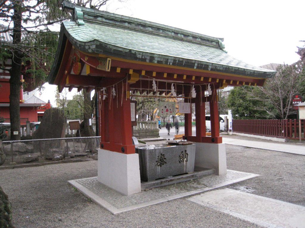 浅草神社 手水舎