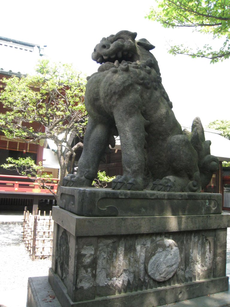 根津神社 狛犬