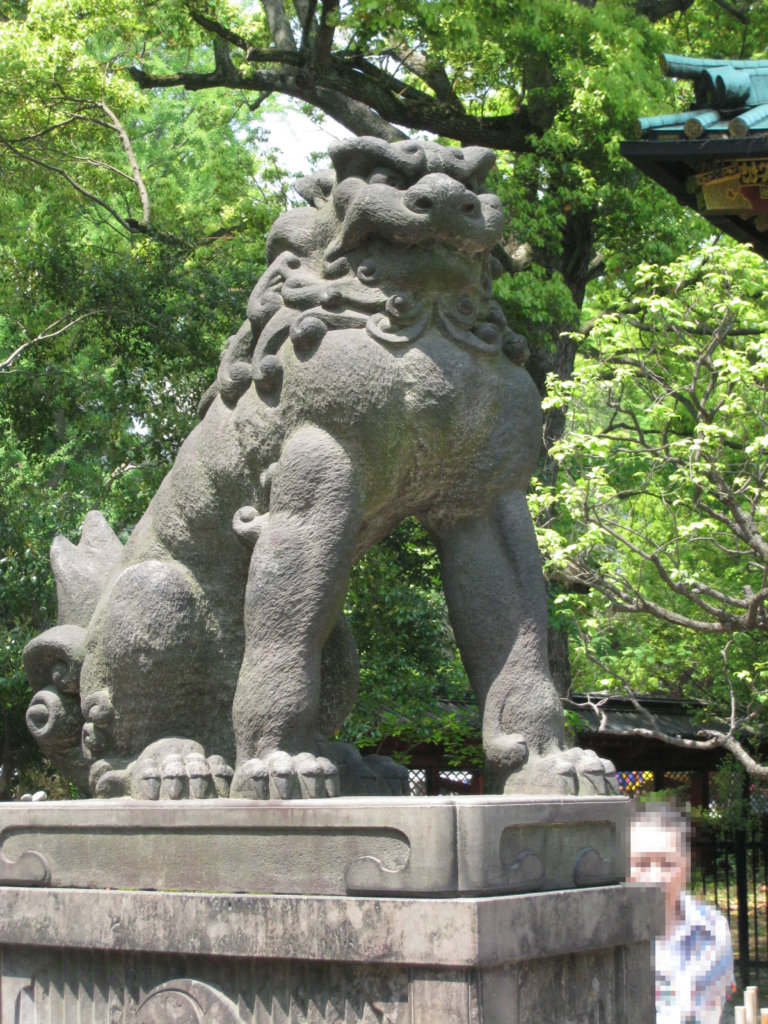 根津神社 狛犬