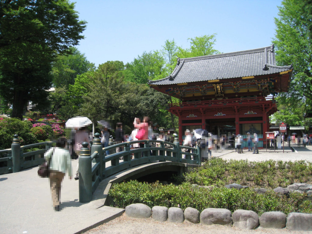 根津神社 神橋