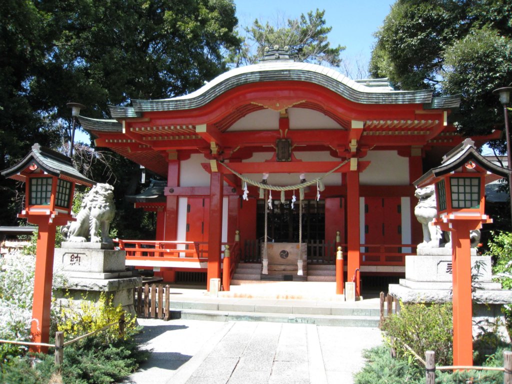 自由が丘熊野神社 拝殿