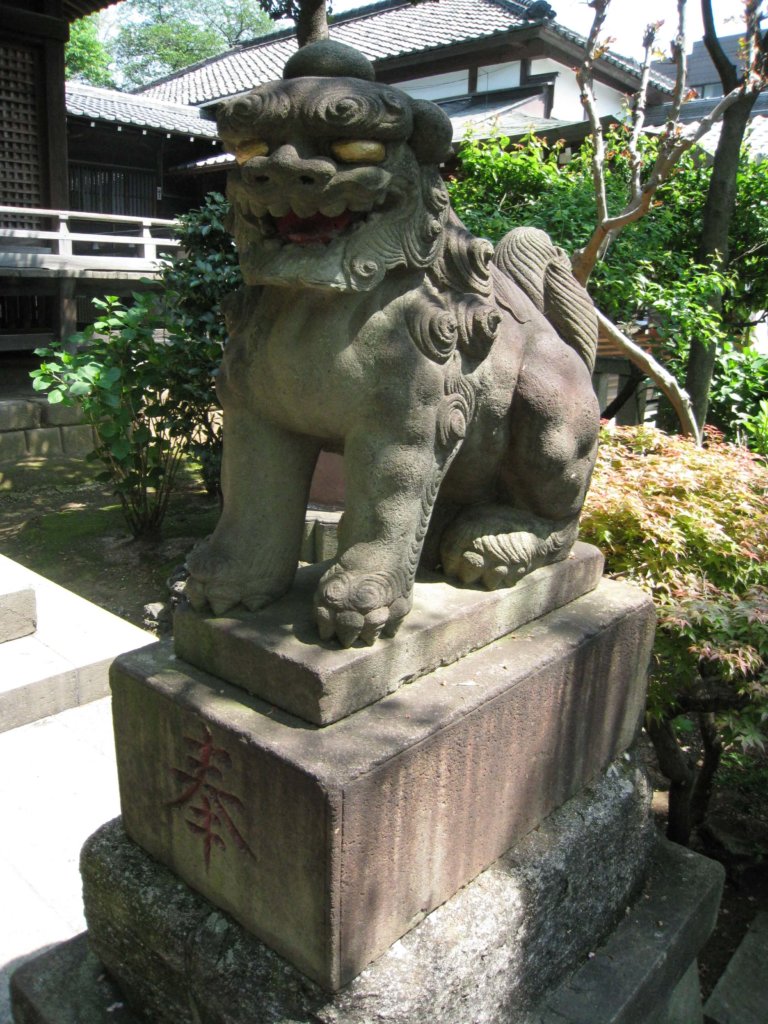 白山神社 狛犬