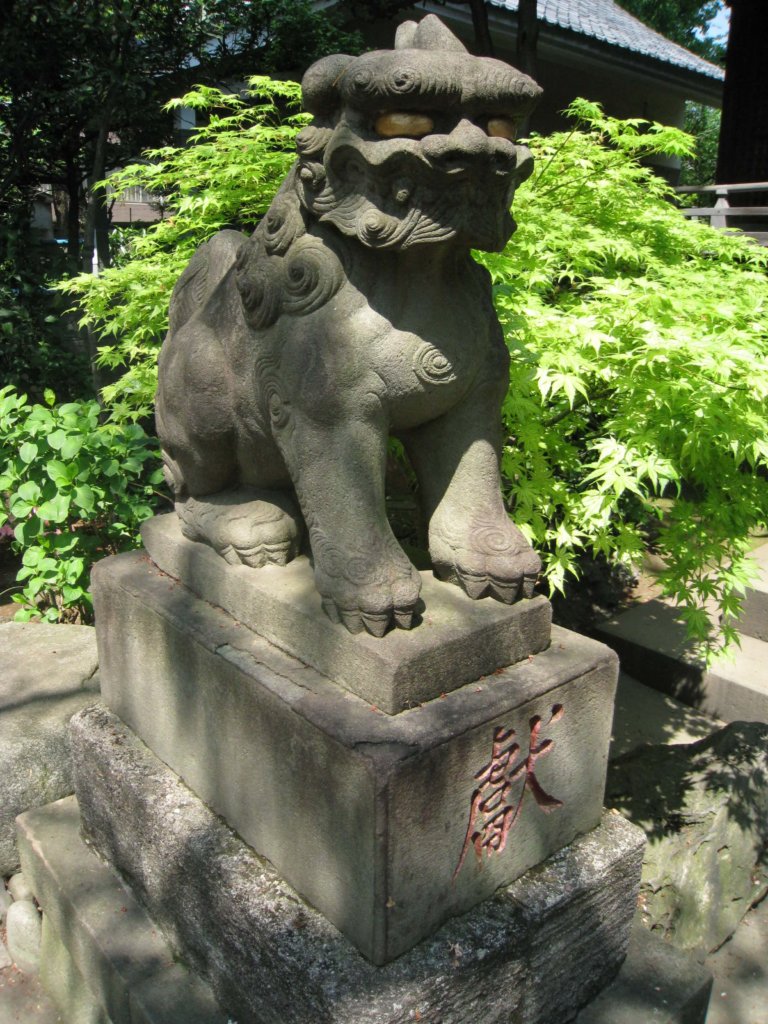 白山神社 狛犬