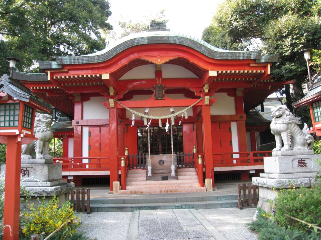 自由が丘熊野神社 拝殿