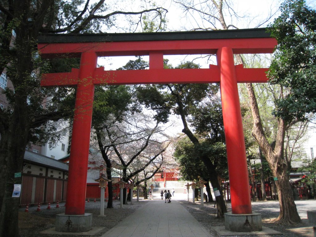 花園神社 鳥居