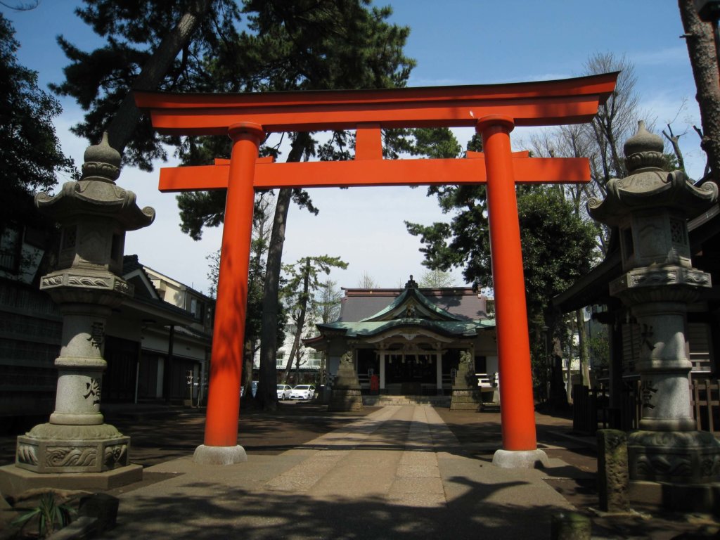 天沼八幡神社 鳥居