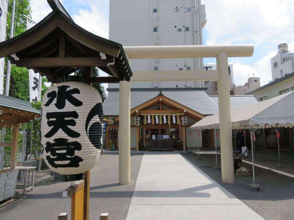 水天宮 仮宮 鳥居