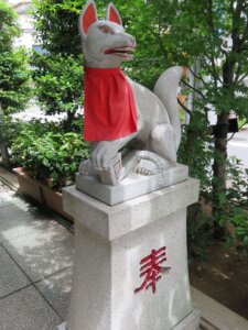 茶ノ木神社　お狐様