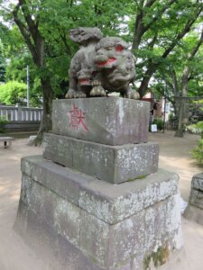 清瀧神社　狛犬